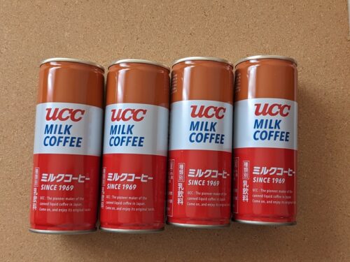 uccのミルクコーヒー缶