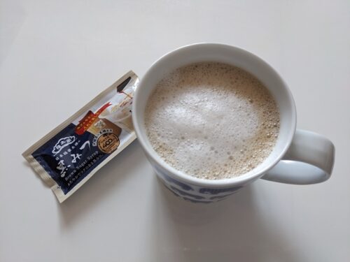 黒みつとカフェラテ